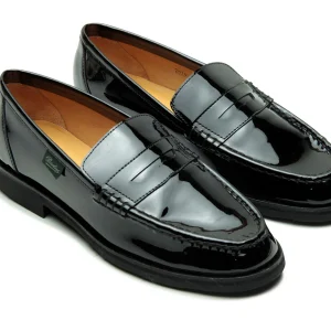 Vignony noir vernis semelle gomme